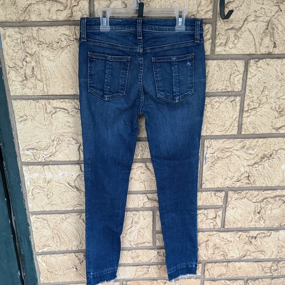 Rag & Bone Dark Blue Skinny Ankle Jeans Size 25